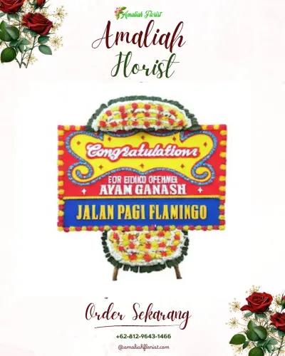 Bunga Papan Congratulation di Hative Kecil